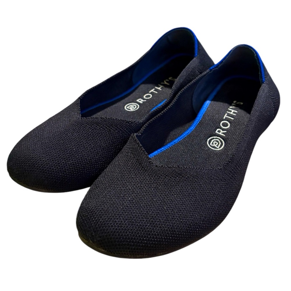 Rothy’s The Flat In Solid Black Round Toe Classic… - image 5